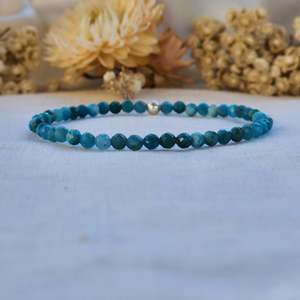 Apatite | Faceted Crystal Layer Bracelet
