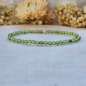 Peridot | Crystal Layer Bracelet
