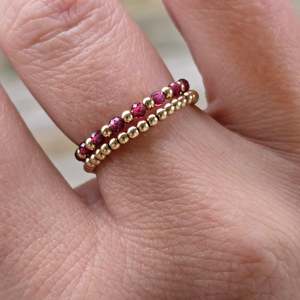 Rings: Garnet | Gold Filled Ring