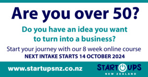 Products: Startup @ 50+ Programme - Startups New Zealand