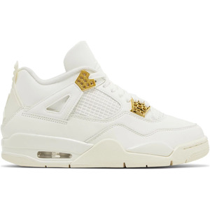 Sneakers: Air Jordan 4 'Metallic Gold' (W)