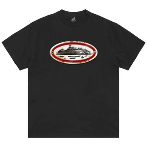 Corteiz: Corteiz Rusty Alcatraz Tee 'Black'