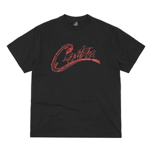 Corteiz: Corteiz Dragon Allstarz Tee 'Black/Red'