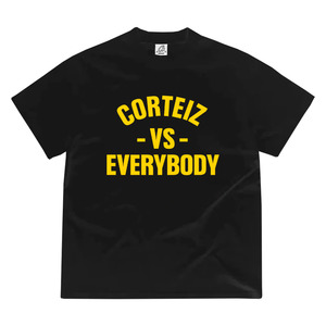 Corteiz Vs Everybody Tee 'Black/Yellow'