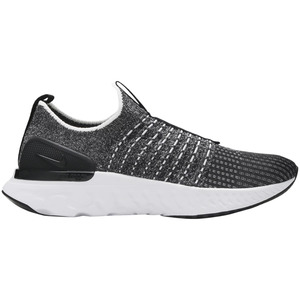 12 5 Mens 14 Womens: Nike React Phantom Run Flyknit 2 'Black Smoke Grey'