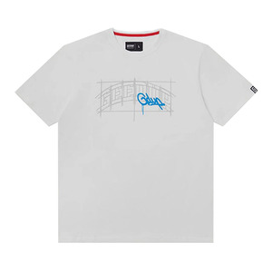 Geedup: Geedup Team Logo Sketch T-Shirt 'White'