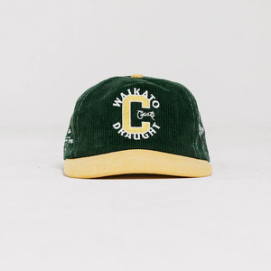 Crate x Willie the Waiter Cord Snapback 'Yellow/Green'