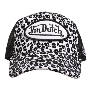 Von Dutch Trucker 'Black/White Animal Print'
