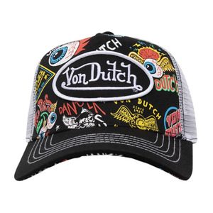 Hats: Von Dutch Trucker Psycho 'Black Jax'