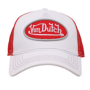 Von Dutch Trucker 'White/Red'