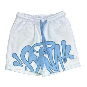 Syna World Logo Shorts 'White/Blue'