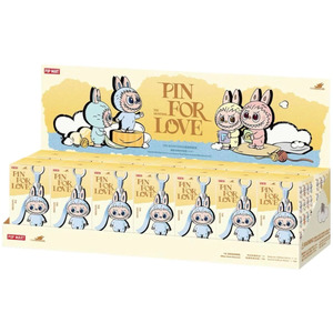 Pop Mart Labubu The Monsters Pin for Love Series Vinyl Plush Pendant (A-M) Sealed Case