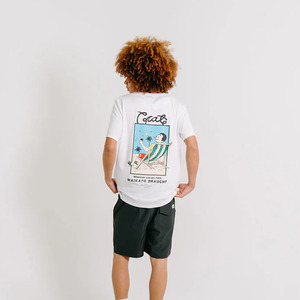 Crate x Willie The Waiter Beach Tee 'White'