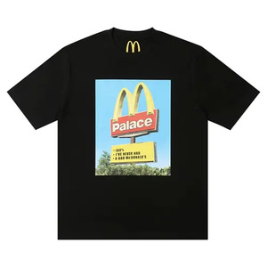 Palace: Palace x McDonald's Sign Tee 'Black'