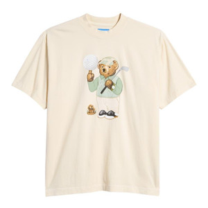 Market Studios: Market Studios Par 5 Bear T-Shirt Tee 'Taupe'