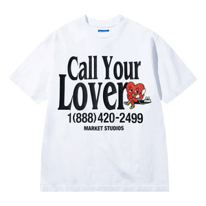 Market Studios Call Your Lover Tee 'White'