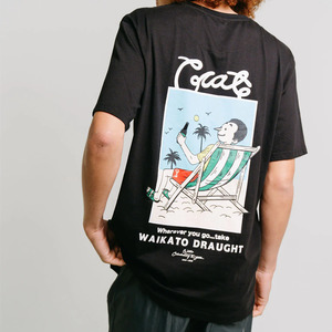 Crate x Willie The Waiter Beach Tee 'Black'