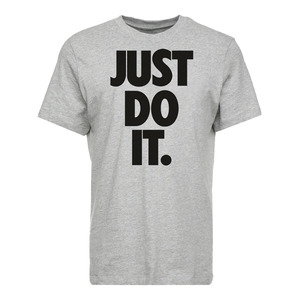 Nike Just Do It Block Tee 'Grey'