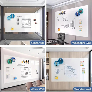 Whiteboard Wall Stickers Dry Erase Surface Removable - STATIONERY CITY