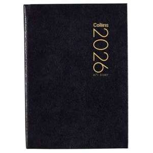 Collins Diary A71 2026 Black/Navy - Stationery City Office & School Supplies NZ
