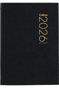 2026 Collins A72 Two Days-per-Page Black Diary - Stationery City Office & Sc&hellip;