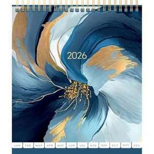 Collins Desk Calendar Painterly 2026 - Stationery City Office & School Supplies NZ