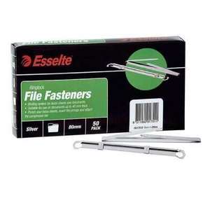 Products: Esselte Ringlock File Fasteners Box Of 50 - Stationery City Office & School Supplies NZ