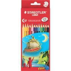 Staedtler Luna 136 Coloured Pencils 12 Pack - Stationery City Office & Schoo&hellip;