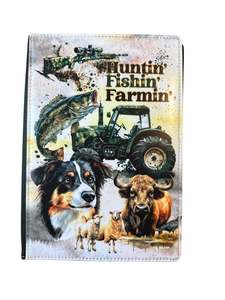 Hunting, Fishing, Farming - Reusable Notebook, Farmer, Country