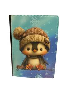 Winter Penguin - Reusable Notebook, Snow, Cold