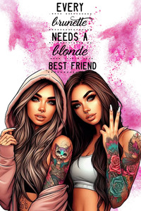 Notebook Designs Bold Sarcastic: Every Brunette Needs - Reusable Notebook