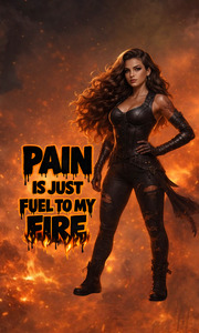 Notebook Designs Bold Sarcastic: Pain Is Just Fuel - Reusable Notebook