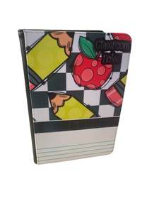 Notebook Designs Books Food Hobbies: Teacher Classroom Notes - Reusable Notebook, Journal, cover, colourful, Teacher, school