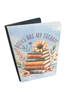 Notebook Designs Books Food Hobbies: Books Are My Therapy Notebook