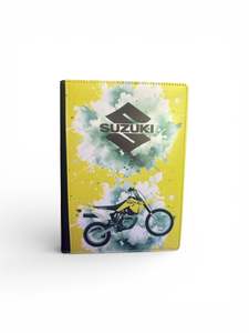 Notebook Designs Vehicles Gaming: Suzuki - Reusable Notebook