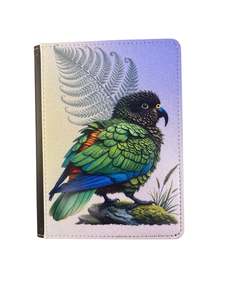 Notebook Designs Nz Nature Wildlife: Kea - Reusable Notebook, NZ native bird, lined, feathers