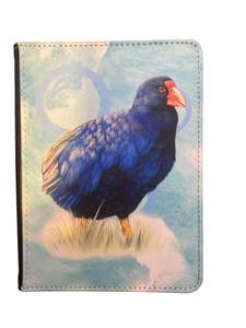 Notebook Designs Nz Nature Wildlife: Takahe - Reusable Notebook, NZ native bird, lined, feathers