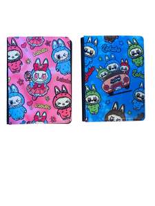 Notebook Designs Everyday Abstract: Labubu - Reusable Notebook, Labubu, Pink, Blue, Dolls, Mousepad, Coaster