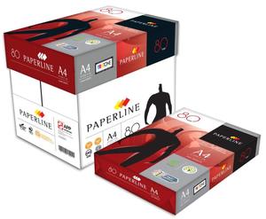 Products: Paperline A4 Copy White Paper 80gsm Box of 5 reams