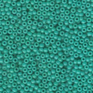 Products: Size 8 Seed Bead, Opaque Turquoise (10gms)