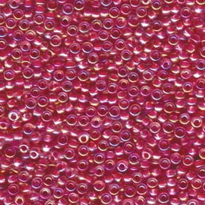 Products: Size 8 Seed Bead, Hot Pink Lined Crystal AB (10gms)