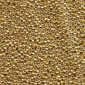 Products: Size 6 Seed Bead, Galvanised Gold (10gms)