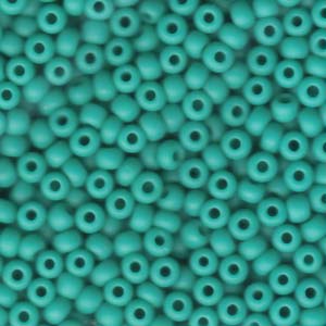 Products: Size 6 Seed Bead, Matte Opaque Turquoise (10gms)