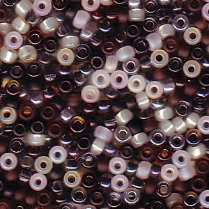 Size 11 Miyuki Seed Beads: Size 11 Seed Bead Mix, Pebblestone (10gm)