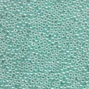 Size 8 Miyuki Seed Beads: Size 8 Seed Bead, Turquoise Ceyon (10gms)