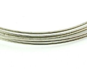Memory Wire: Memory Wire, Bracelet, Nickel, 60mm Dia (20 Loops)