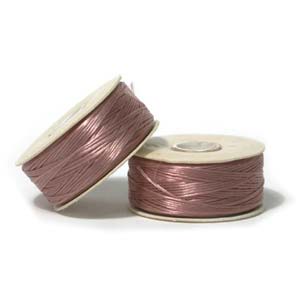 Nymo Thread: Nymo, Size B, Rosey Mauve (1 bobbin - 65m)