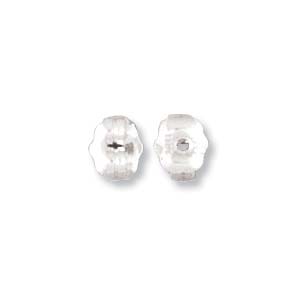Earring Components: Sterling Silver Stud Butterfly, 3x5mm
