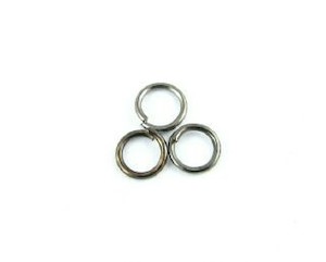 Jump Rings: Jump Ring, Black, 5mm, 20ga (5gms/90pcs)