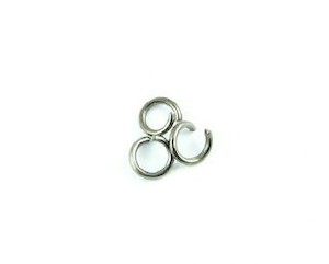 Jump Rings: Jump Ring, Black, 4mm, 21ga (5gms/135pcs)